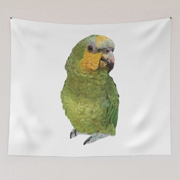 Item preview, orange-winged amazon designed and sold by obscurite.
