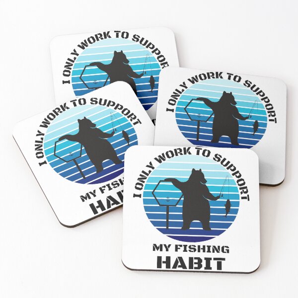 Item preview, Fishing Lover | I only work to support my fishing habit | Funny designed and sold by BlessedConcepts.