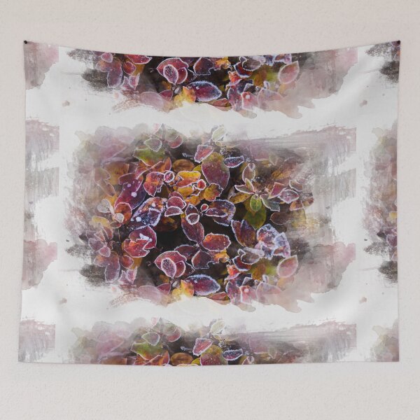 Item preview, First Kiss of Winter watercolor designed and sold by KiraYan.