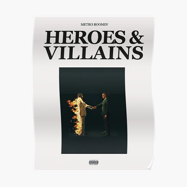 HEROES & VILLAINS POSTER Poster