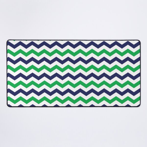 Item preview, Nautical Pattern Of Green, Blue, And White Chevrons designed and sold by Pattern1design.