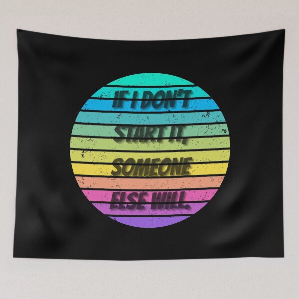 Item preview, Life Phrase On Retro Sun Background In Bright Colors designed and sold by SN-MI.