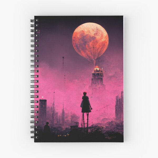 Item preview, Big moon, wide sky and high constellations designed and sold by Naglaa Store.
