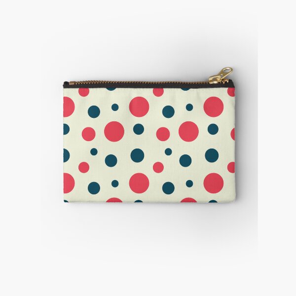 Item preview, Red White And Blue Retro Nautical Polka Dots Pattern designed and sold by Pattern1design.