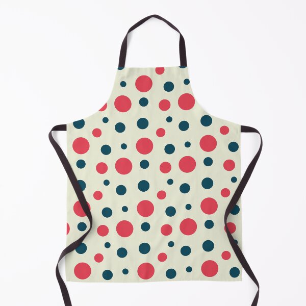 Item preview, Red White And Blue Retro Nautical Polka Dots Pattern designed and sold by Pattern1design.