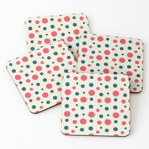 Item preview, Red White And Blue Retro Nautical Polka Dots Pattern designed and sold by Pattern1design.