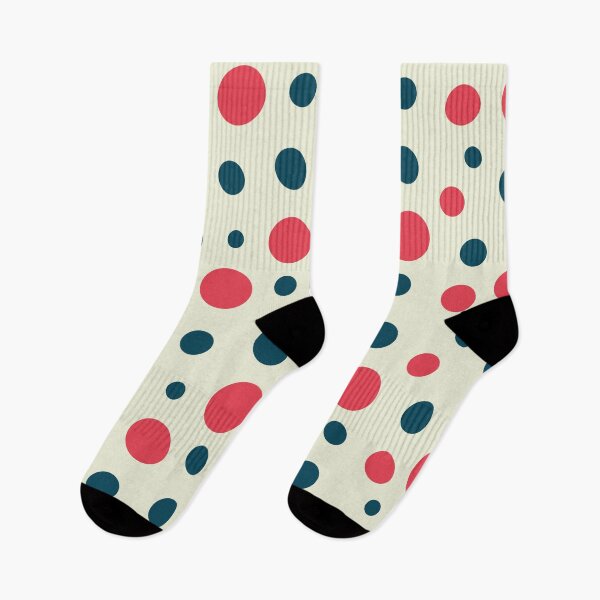 Item preview, Red White And Blue Retro Nautical Polka Dots Pattern designed and sold by Pattern1design.