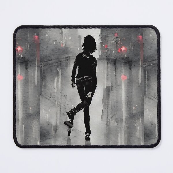 Item preview, a girl skateboarding in the city #003 designed and sold by FekoShop.