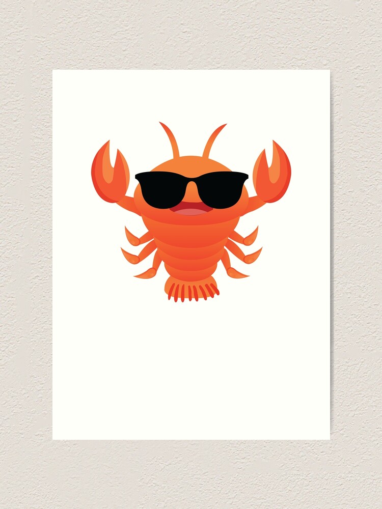 "Lobster Emoji " Art Print by HippoEmo Redbubble
