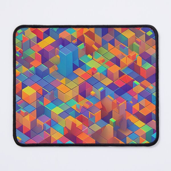 Item preview, 3D colorful grid designed and sold by aiartoday.