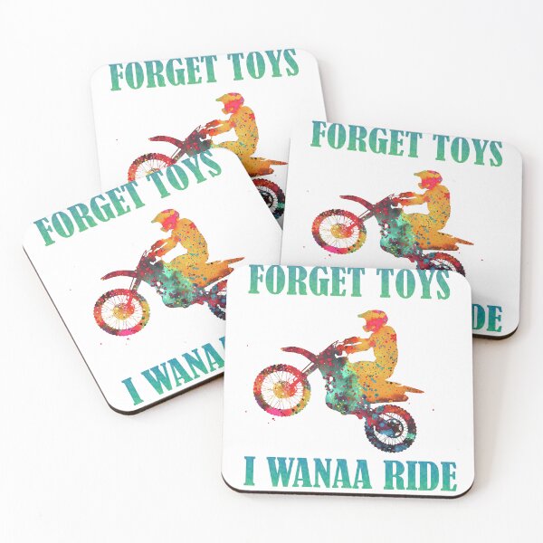 Item preview, Forget Toys I wanna Ride Funny Sticker  designed and sold by CuteHigh01.