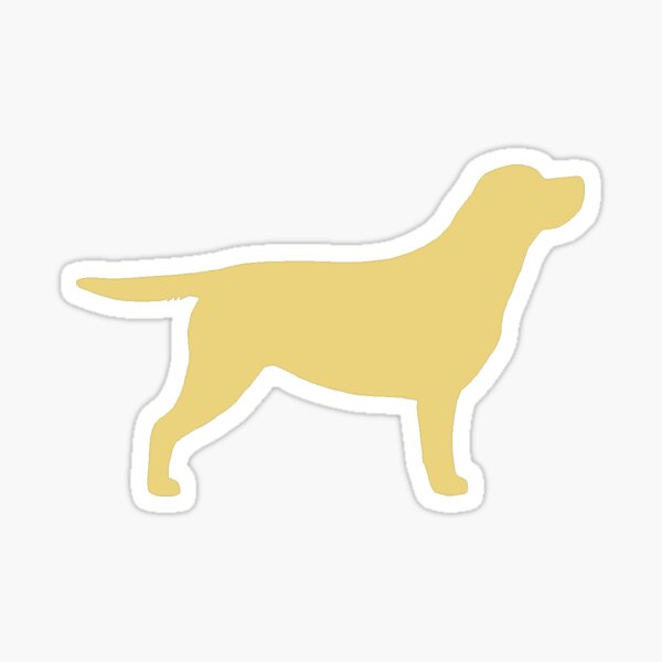 Labrador Retriever (Yellow) Sticker