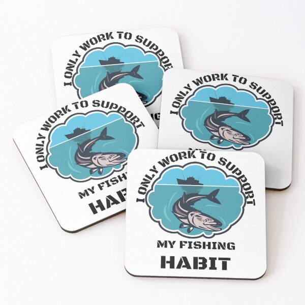Item preview, Fishing Lover | I only work to support my fishing habit | Funny designed and sold by BlessedConcepts.