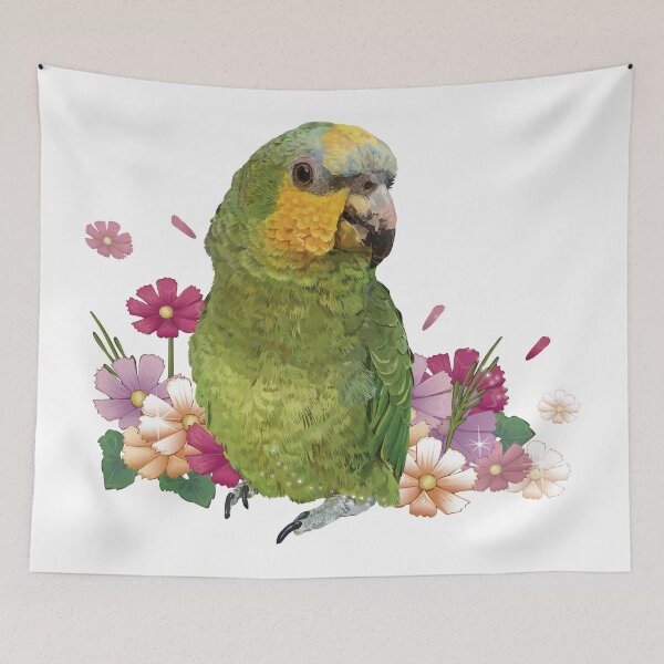 Item preview, orange-winged amazon designed and sold by obscurite.