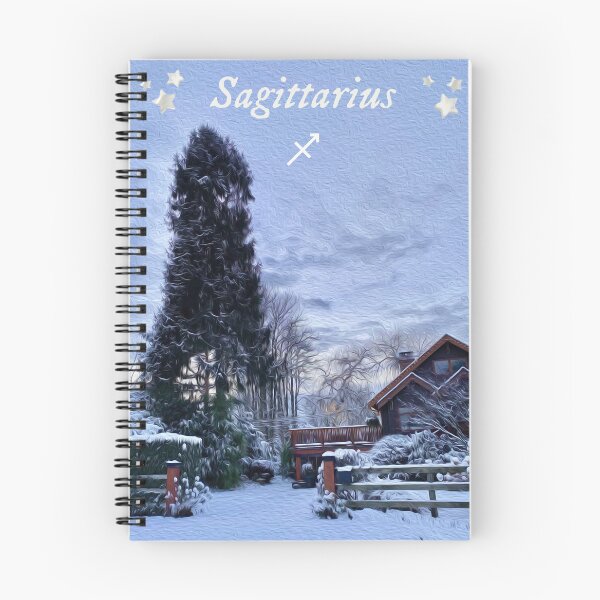 Item preview, Sagittarius Winter Art Print | Star Signs | Astrology Lover gift designed and sold by cozycollages.