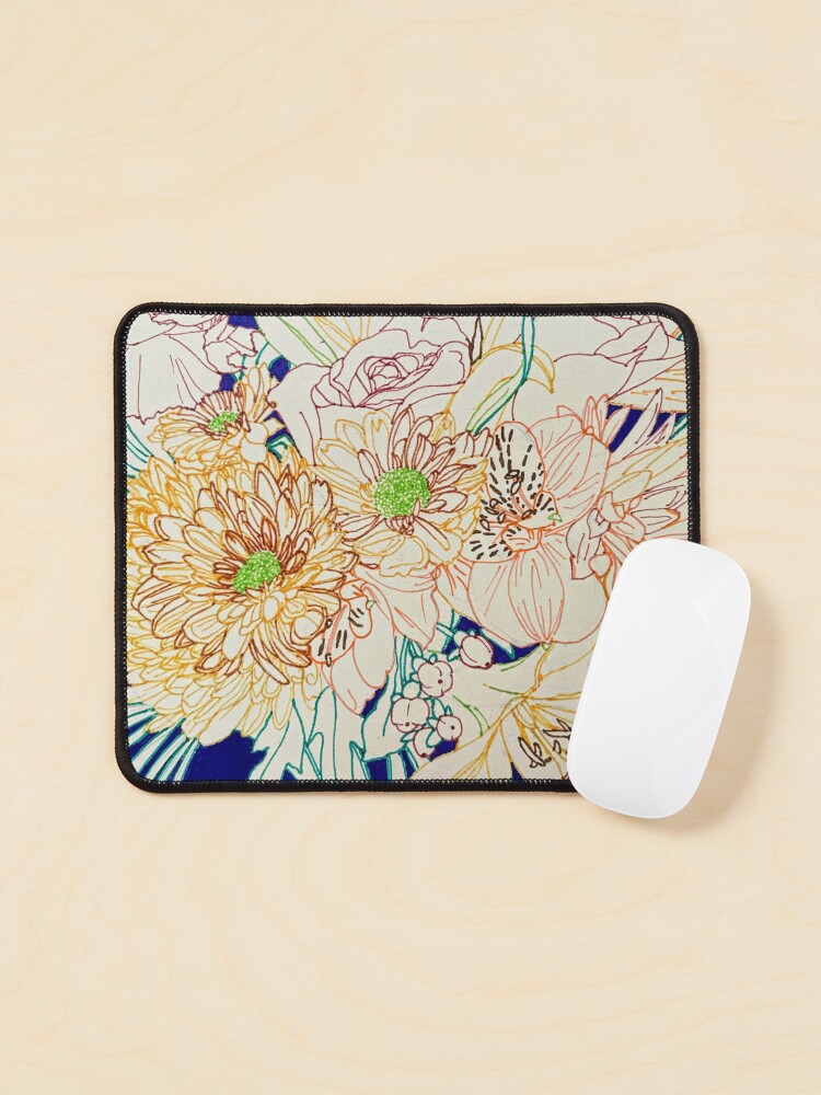 Thumbnail 1 of 5, Mouse Pad, Flower Burst designed and sold by Miranda-Salazar.