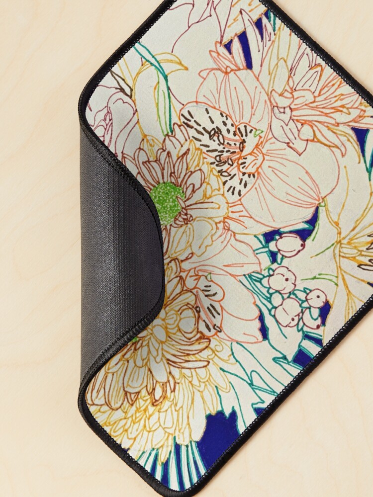 Thumbnail 2 of 5, Mouse Pad, Flower Burst designed and sold by Miranda-Salazar.