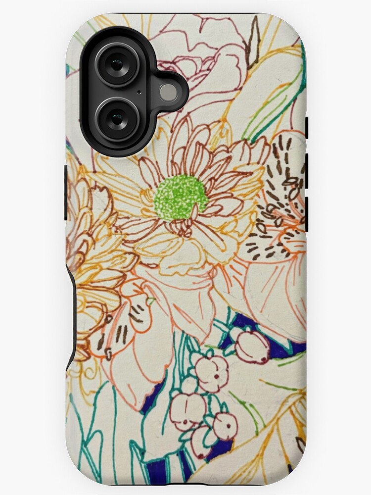 Thumbnail 1 of 4, iPhone Case, Flower Burst designed and sold by Miranda-Salazar.