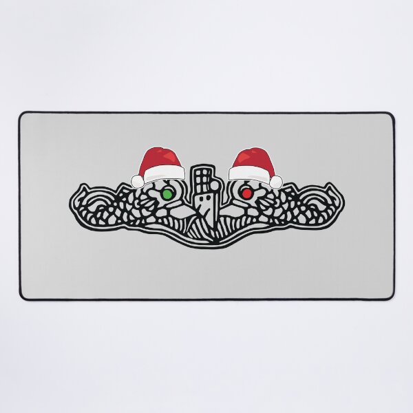 Item preview, Submarine Force Silent Service Christmas Dolphins BLK designed and sold by MadMando.