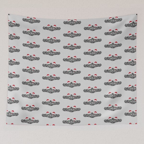 Item preview, Submarine Force Silent Service Christmas Dolphins BLK designed and sold by MadMando.