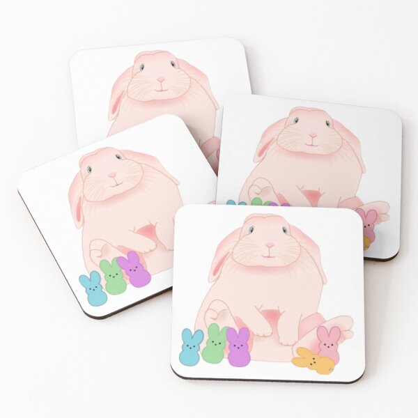 Item preview, Pink chubby bunny with peeps designed and sold by Artistkhg.