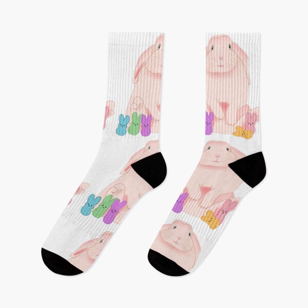 Item preview, Pink chubby bunny with peeps designed and sold by Artistkhg.