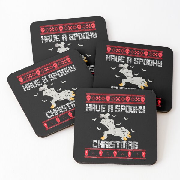 Item preview, Have A Spooky Christmas Monster Hand Gothic Grunge Xmas Ugly designed and sold by MyFreakyWorld.
