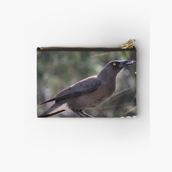 Item preview, Currawong at birdbath designed and sold by NanaRusty.