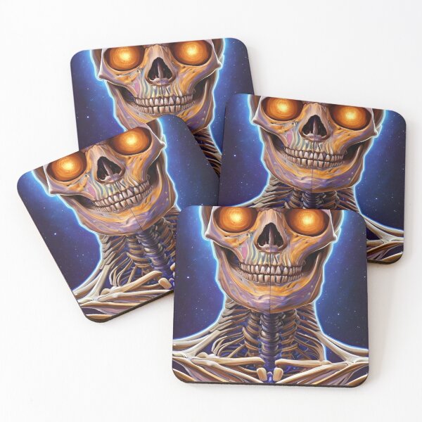 Item preview, Groovy Cosmic Skeleton Vibes 18 designed and sold by Benito Del Ray.