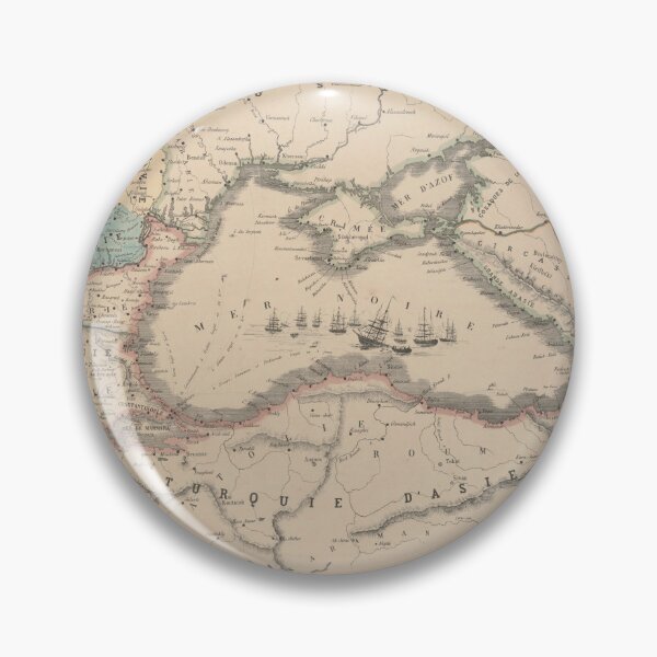 Item preview, 1855 Crimean War Map  - Carte du Théâtre de la Guerre, The Seat of War designed and sold by LordRivers.
