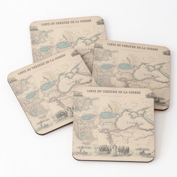 Item preview, 1855 Crimean War Map  - Carte du Théâtre de la Guerre, The Seat of War designed and sold by LordRivers.