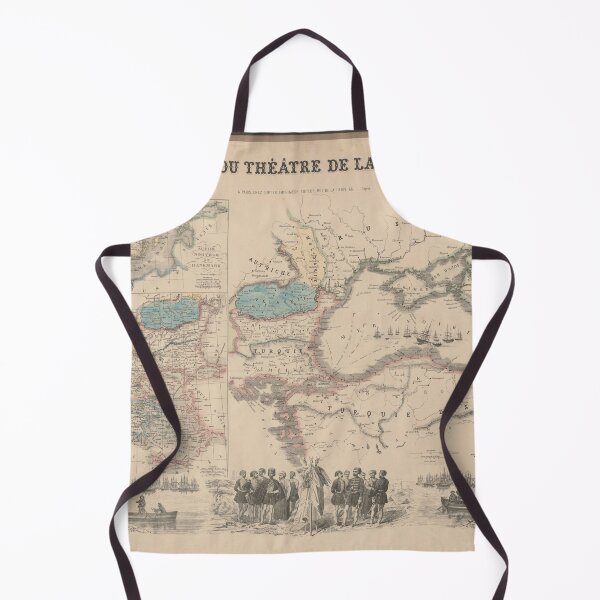 Item preview, 1855 Crimean War Map  - Carte du Théâtre de la Guerre, The Seat of War designed and sold by LordRivers.