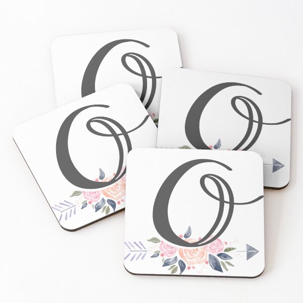 Item preview, Letter O Monogram Watercolor Roses designed and sold by MandyRosko.