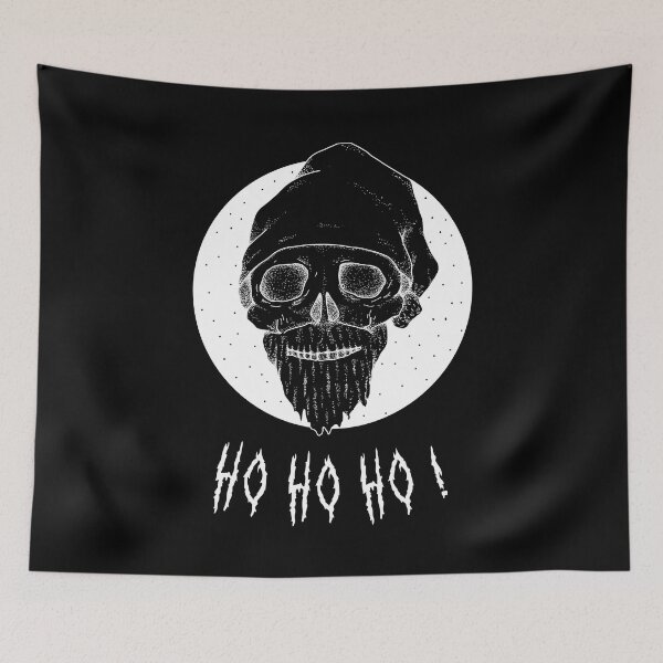 Item preview, Ho ho ho black christmas designed and sold by MyFreakyWorld.