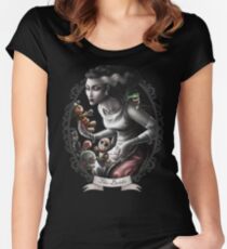 The Bride dollmaking Women's Fitted Scoop T-Shirt