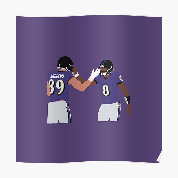 Lamar Jackson Baltimore Ravens Abstract Art 1 Greeting Card by Joe Hamilton