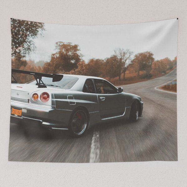 Item preview, Nissan Skyline Drifting – JDM Drift Car Art, Japanese Street Racing, Skyline Performance Design designed and sold by Road To Track.