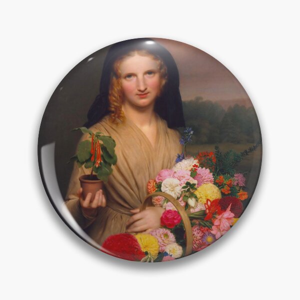 Item preview, The Flower Girl 1846 designed and sold by ArcherAshleyArt.