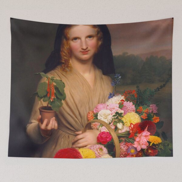 Item preview, The Flower Girl 1846 designed and sold by ArcherAshleyArt.