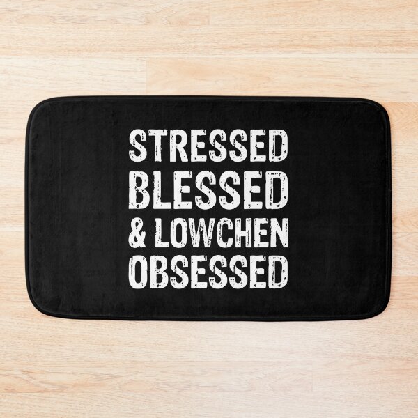 Item preview, Stressed Blessed and Lowchen Obsessed Dog Gift  designed and sold by Guarddogdrive.