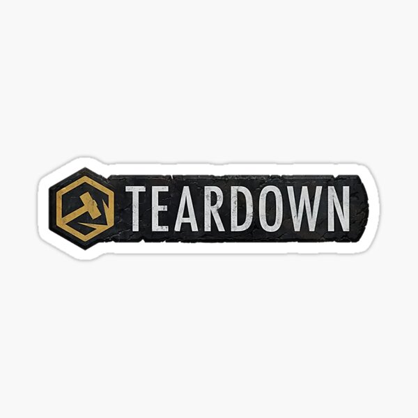 Item preview, Teardown Logo designed and sold by CloutDesigner.