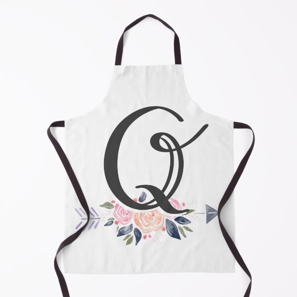 Item preview, Letter Q Monogram Watercolor Roses designed and sold by MandyRosko.