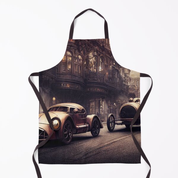 Item preview, Two Steampunk Cars Racing designed and sold by MarkColeImaging.