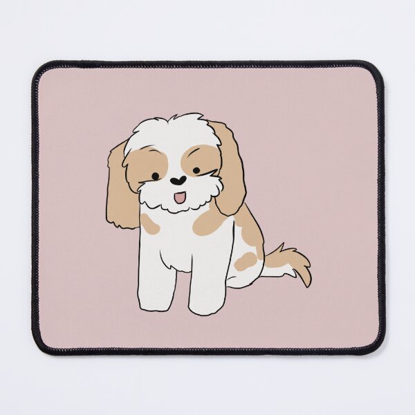 Item preview, Shih tzu dog cartoon illustration for shih tzu lovers designed and sold by Yarafantasyart.