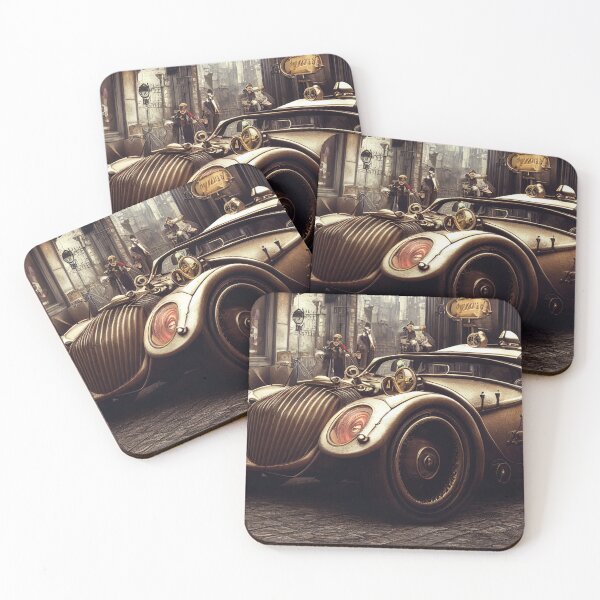Item preview, Steampunk Sports Car designed and sold by MarkColeImaging.