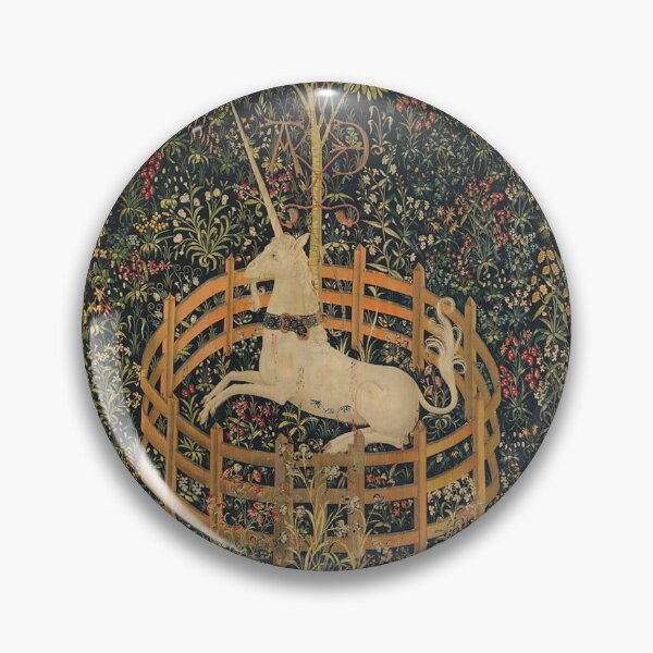 Item preview, The Unicorn Rests in a Garden 1495 designed and sold by ArcherAshleyArt.