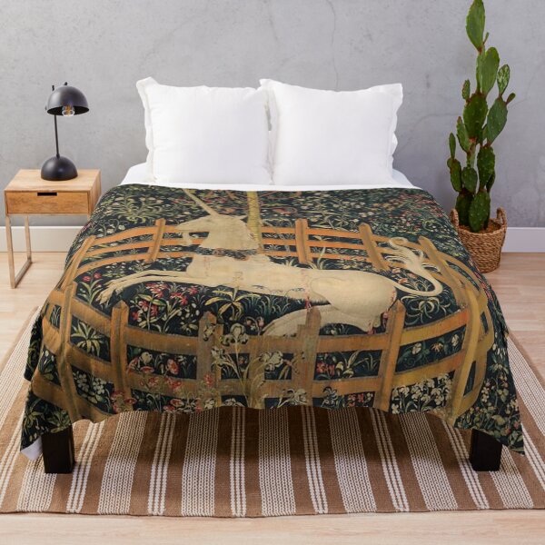 Item preview, The Unicorn Rests in a Garden 1495 designed and sold by ArcherAshleyArt.