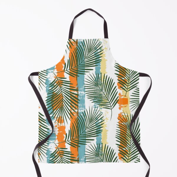 Item preview, 'Palm fronds over stripes ' designed and sold by MARYMAXMAC.