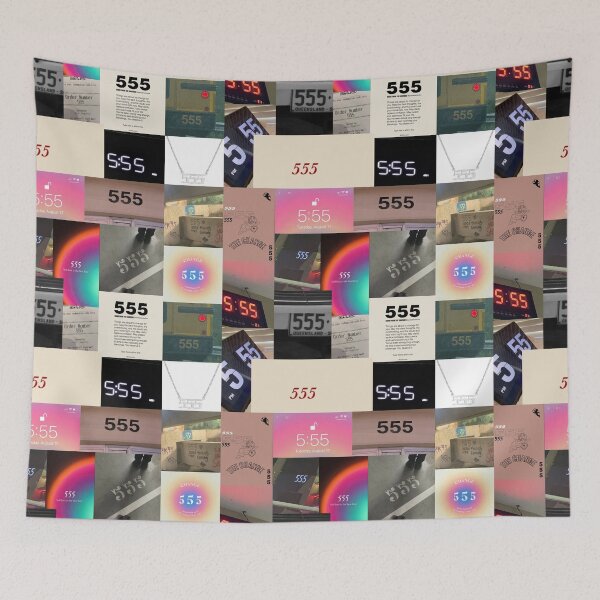 Item preview, 555 angel number aesthetic collage designed and sold by morgananjos.