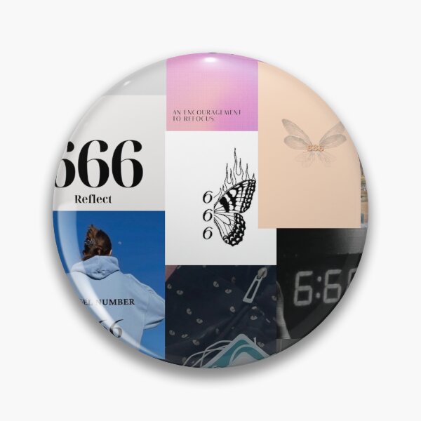 Item preview, 666 angel number aesthetic collage designed and sold by morgananjos.